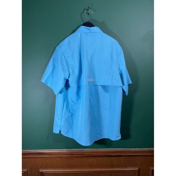 Realtree Fishing - Men's Blue Vented Fishing Shirt - Size M - Picture 7 of 7